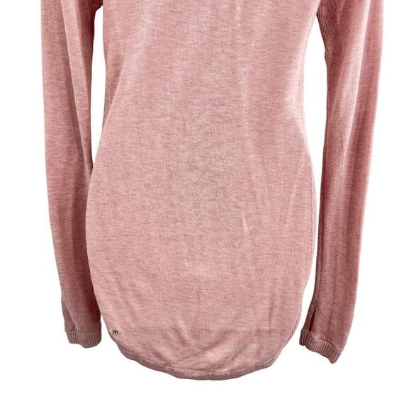 Lululemon Sunshine Coast Long Sleeve Heathered Mink Berry Women's Size 2 - Picture 10 of 10